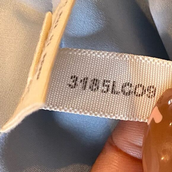 L'AGENCE BLUE SLIT-FRONT STRETCH PENCIL A-LINE CASUAL SKIRT SIZE 2 - Picture 10 of 10